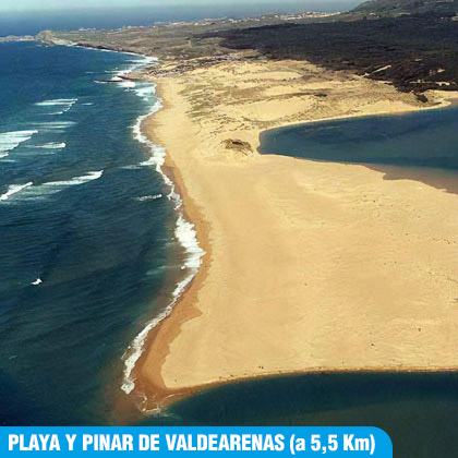 Playa y Pinar de Valdearenas - Liencres (a 5,5 Km del camping)